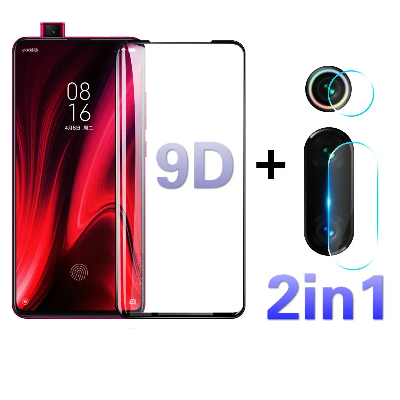 

2 in1 9D Camera Lens Tempered+Camera Protector For Redmi 7A K20Pro Xiaomi 5X A1 6X A2 8 lite Pocophone F1 9SE CC9E A3 A3lite