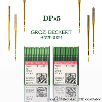 100PCS GROZ BECKERT DPX5 Titanium gold Double needle sewing machine needles Button hole machine needle Knotting machine needles
100PCS GROZ BECKERT DPX5 Titanium gold Double needle sewing machine needles Button hole machine needle Knotting machine needles