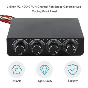 3.5inch Fan Speed Controller PC HDD CPU 4 Channel Fan Speed Controller Led Cooling Front Panel Promotion for Cooling Fans
3.5inch Fan Speed Controller PC HDD CPU 4 Channel Fan Speed Controller Led Cooling Front Panel Promotion for Cooling Fans