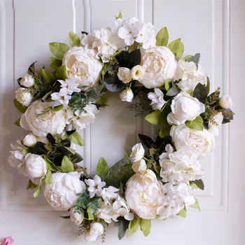Artificial Peony Wreath Vintage Hanging Flower Garland Door Wall Decor Ornament 20cm Home Shop Decor
Artificial Peony Wreath Vintage Hanging Flower Garland Door Wall Decor Ornament 20cm Home Shop Decor
