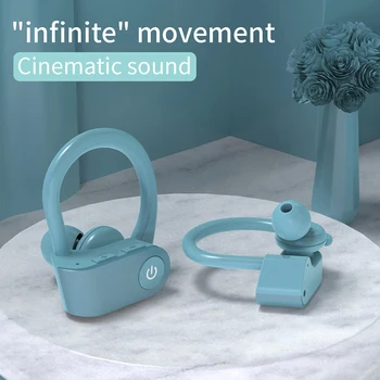 Flexible-arm Wireless Earphone 5.0 Sports Headphones Stereo Earbuds with Mic Waterproof Noise Cancelling Running Headset 
Flexible-arm Wireless Earphone 5.0 Sports Headphones Stereo Earbuds with Mic Waterproof Noise Cancelling Running Headset