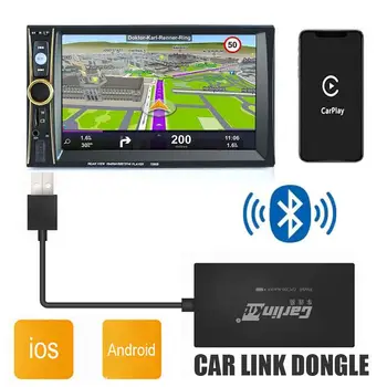 Vehemo Black CarPlay Dongle Bluetooth Apple IOS Link Dongle Supports Smart Link for iPhone Android Navigation Player GPS
Vehemo Black CarPlay Dongle Bluetooth Apple IOS Link Dongle Supports Smart Link for iPhone Android Navigation Player GPS