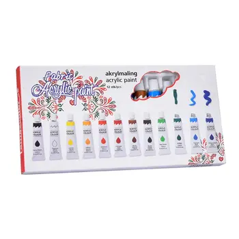 12 Colors Professional Acrylic Paint Set 12ml Tubes Drawing Painting Pigment Hand-painted DIY Artist
12 Colors Professional Acrylic Paint Set 12ml Tubes Drawing Painting Pigment Hand-painted DIY Artist