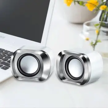 USB 2.0 Notebook Speakers Wired Stereo Mini Computer Speaker for Desktop Laptop Notebook PC MP3 MP4 3.5mm AUX IN white
USB 2.0 Notebook Speakers Wired Stereo Mini Computer Speaker for Desktop Laptop Notebook PC MP3 MP4 3.5mm AUX IN white