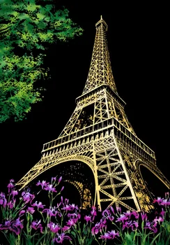 Paris colored tower Luxurious color scratch night view foil layer coating of world city map vintage poster wall sticker DIY gift
Paris colored tower Luxurious color scratch night view foil layer coating of world city map vintage poster wall sticker DIY gift