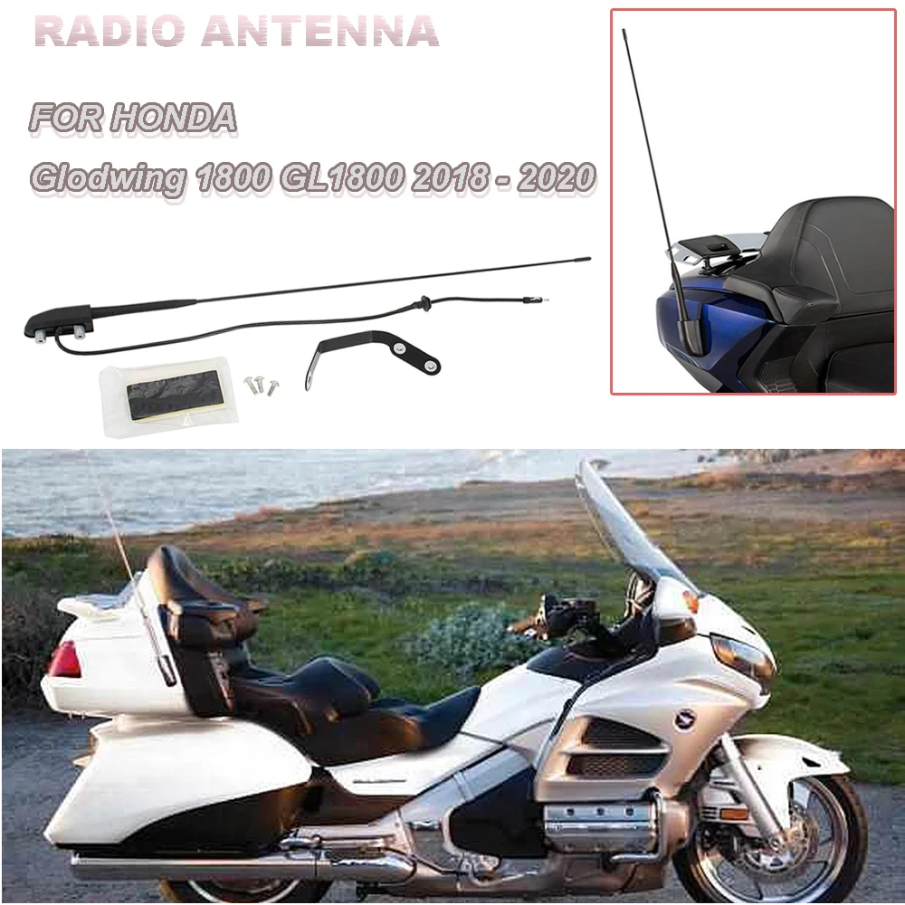 

Motorcycle Accessories 87CM Channel CB Radio Antenna Base 2018 2019 2020 FOR HONDA Glodwing 1800 GL 1800 GL1800
