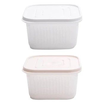 2 Set Green Onion Crisper Kitchen Ginger Garlic Storage Box Refrigerator Fruit Portable Square Freshness Preservation Drain Seal
2 Set Green Onion Crisper Kitchen Ginger Garlic Storage Box Refrigerator Fruit Portable Square Freshness Preservation Drain Seal