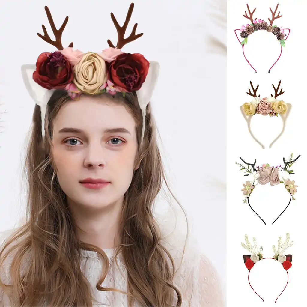 xmas hat bell headband lovely head adornment christmas hair hoop