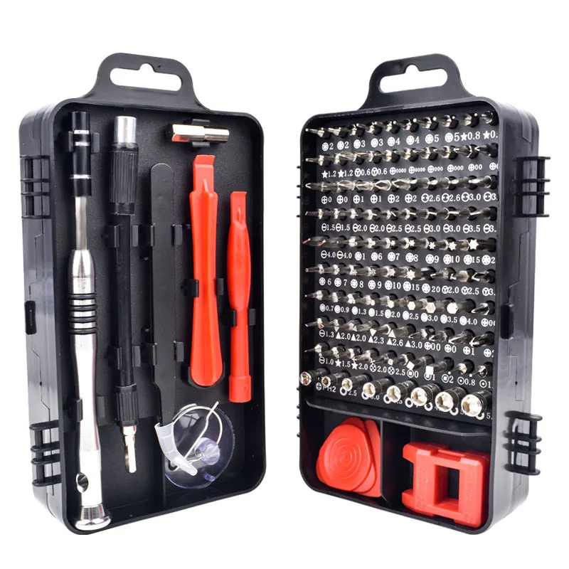 Multi Screwdriver Set With 98 Precision Bit 110 in 1Hand Tool Screwdrivers For Computer Tool kits Mobile Phone Repair Tools
Multi Screwdriver Set With 98 Precision Bit 110 in 1Hand Tool Screwdrivers For Computer Tool kits Mobile Phone Repair Tools
