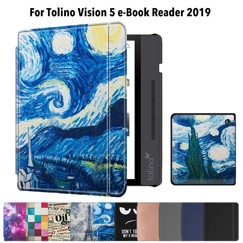 Case for Tolino Vision 5 Cover Case for Tolino Vision 5 7 inch 2019 e-book e-reader sleepcover funda capa shell stylus +film
Case for Tolino Vision 5 Cover Case for Tolino Vision 5 7 inch 2019 e-book e-reader sleepcover funda capa shell stylus +film