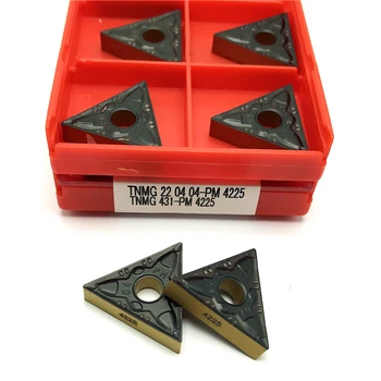 

Carbide inserts TNMG220404 TNMG220408 PM 4225 metal lathe tools TNMG 220404/08 PM4225 CNC tool turning inserts Steel processing