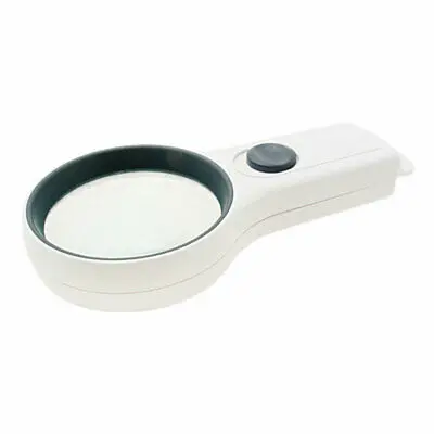 White LED Lighted 3X Magnifying Glass Magnifier New
White LED Lighted 3X Magnifying Glass Magnifier New