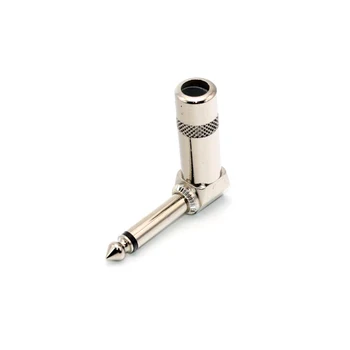 Straight Guitar Cable Connector 2 Pole Mono Amplifier Microphone Plug 6.35/6.5 90 Degrees Audio Guitar Connector
Straight Guitar Cable Connector 2 Pole Mono Amplifier Microphone Plug 6.35/6.5 90 Degrees Audio Guitar Connector