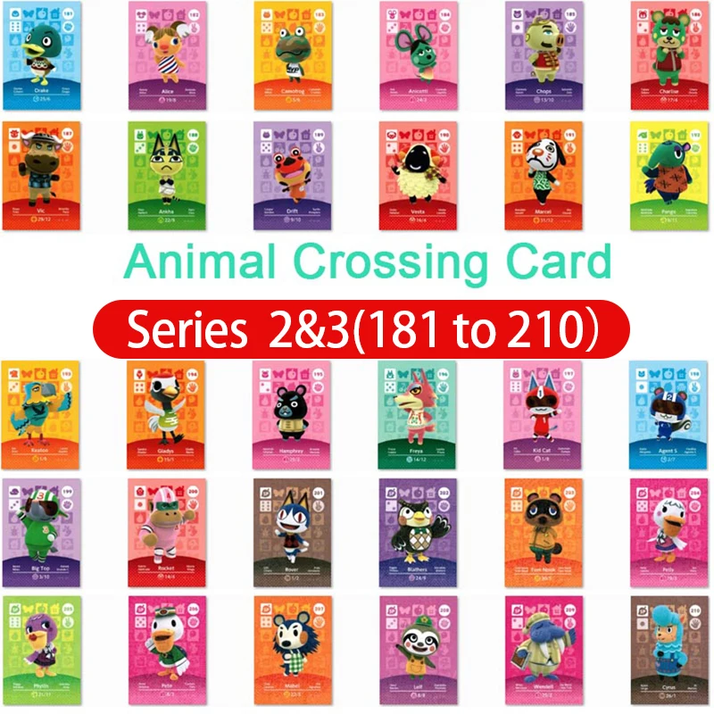 Animal Crossing Amiibo Card Amiibo Card Animal Crossing series 2 /3 Nfc Card 181 to 210 Work for Ns Games Dropshipping
Animal Crossing Amiibo Card Amiibo Card Animal Crossing series 2 /3 Nfc Card 181 to 210 Work for Ns Games Dropshipping