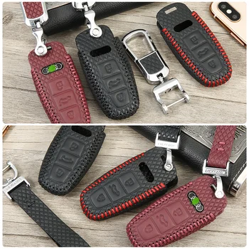 car key case cover for audi A6L A7 A8 Q8 2018 2019 Case Remote keychain key chain holder genuine leather
car key case cover for audi A6L A7 A8 Q8 2018 2019 Case Remote keychain key chain holder genuine leather