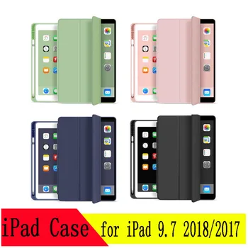 Smart Cover for IPad 9.7 Inch 2018 2017 Case with Pencil Holder , Slim Tri-fold PU Leather Smart Cover Have Wake Up Sleep
Smart Cover for IPad 9.7 Inch 2018 2017 Case with Pencil Holder , Slim Tri-fold PU Leather Smart Cover Have Wake Up Sleep