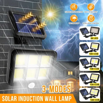 COB LED Solar Light Motion Sensor Outdoor Recharged Leds Waterproof Solar Garden Lamp For Path Street Outdoor Wall Spotlight
COB LED Solar Light Motion Sensor Outdoor Recharged Leds Waterproof Solar Garden Lamp For Path Street Outdoor Wall Spotlight
