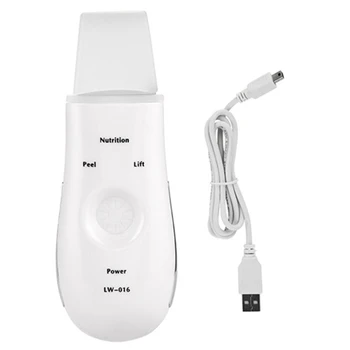 Ultrasonic Skin Scrubber Facial Deep Cleanser Face Peeling Extractor Blackhead Beauty Cleaning Device Skin Care Tools 
Ultrasonic Skin Scrubber Facial Deep Cleanser Face Peeling Extractor Blackhead Beauty Cleaning Device Skin Care Tools