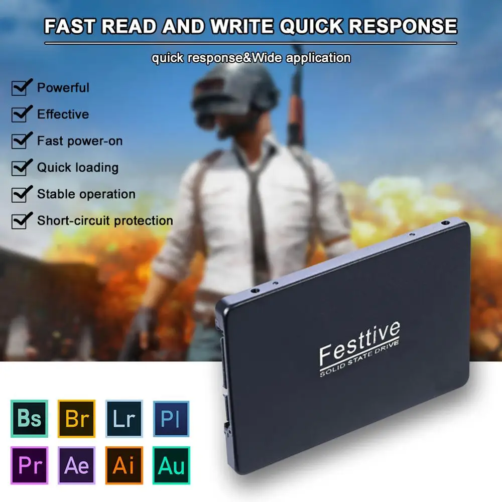 Solid State Drive 60G-120G SSD 2.5 inch Desktop Notebook Universal Internal Solid State Drive for Laptop Computer speed up
Solid State Drive 60G-120G SSD 2.5 inch Desktop Notebook Universal Internal Solid State Drive for Laptop Computer speed up