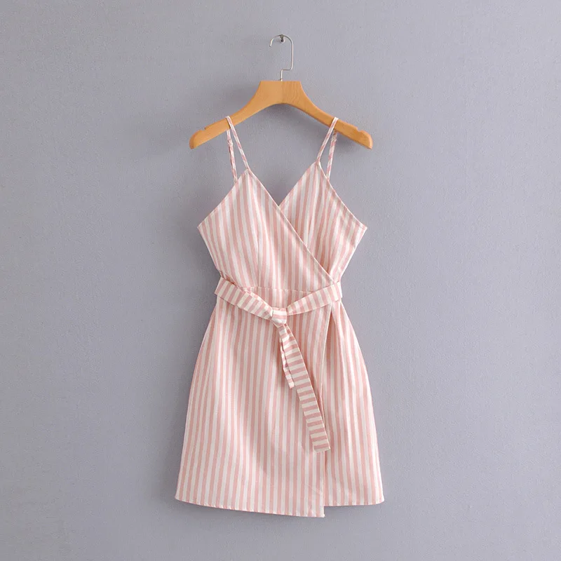 Sleeveless Slim Fit Slimming Dress 2019 Spring New Products Western Style Stripes of Belt Strapped Dress Women's
Sleeveless Slim Fit Slimming Dress 2019 Spring New Products Western Style Stripes of Belt Strapped Dress Women's