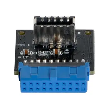 CY USB 3.1 Front Panel Socket to USB 3.0 20Pin Header Male Extension Adapter for Motherboard