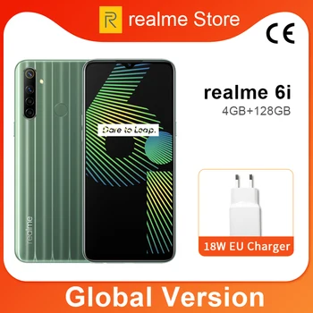 Global Version realme 6i 4GB 64GB 6.5'' Mini-drop Fullscreen Helio G80 Octa Core 48MP AI Quad Camera 5000mAh Battery
Global Version realme 6i 4GB 64GB 6.5'' Mini-drop Fullscreen Helio G80 Octa Core 48MP AI Quad Camera 5000mAh Battery