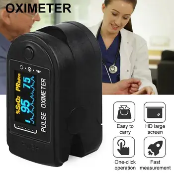 Digital Fingertip Pulse Oximeter Finger LED Display Blood Oxygen Sensor Saturation SpO2 Heart Rate Monitor Meter PulseOximeter
Digital Fingertip Pulse Oximeter Finger LED Display Blood Oxygen Sensor Saturation SpO2 Heart Rate Monitor Meter PulseOximeter