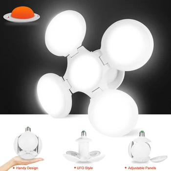 Super Bright LED Bulb Deformable Garage Ceiling Lights Football UFO Lamp
Super Bright LED Bulb Deformable Garage Ceiling Lights Football UFO Lamp