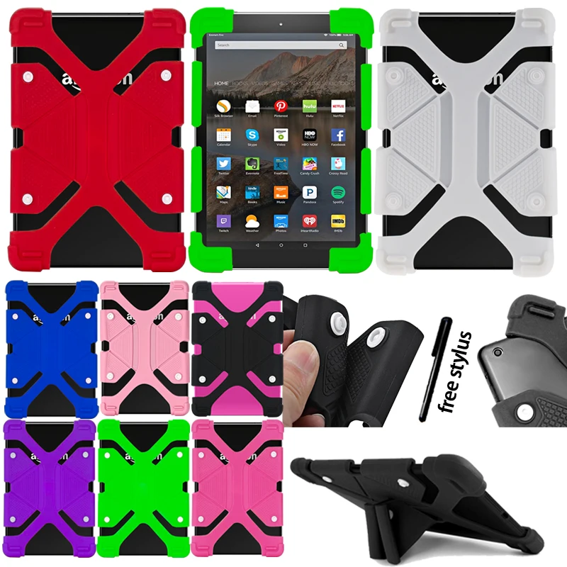 Silicone Stand Case Cover for Amazon Fire HD10 5th/7th/9th Gen/ HD 8.9 Tablet Full Four Corner Shockproof Protection Case
Silicone Stand Case Cover for Amazon Fire HD10 5th/7th/9th Gen/ HD 8.9 Tablet Full Four Corner Shockproof Protection Case