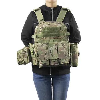 Tactical Military Molle Vest Airsoft Paintball Assault Plate Carrier Ammo Magazine Vest Loading Bear Vest Hunting Accessories
Tactical Military Molle Vest Airsoft Paintball Assault Plate Carrier Ammo Magazine Vest Loading Bear Vest Hunting Accessories