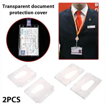 Waterproof Transparent ID Card Cover ID Card Holder ID Card Protector Portable Labels Wear-Resistant Case Install Documents
Waterproof Transparent ID Card Cover ID Card Holder ID Card Protector Portable Labels Wear-Resistant Case Install Documents
