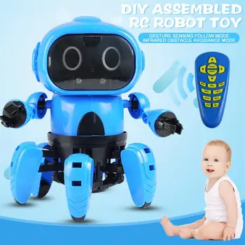 Intelligent Induction RC Robot DIY Assembled Electric Follow Robot With Gesture Sensor Obstacle Avoidance Kids Educational Toys
Intelligent Induction RC Robot DIY Assembled Electric Follow Robot With Gesture Sensor Obstacle Avoidance Kids Educational Toys