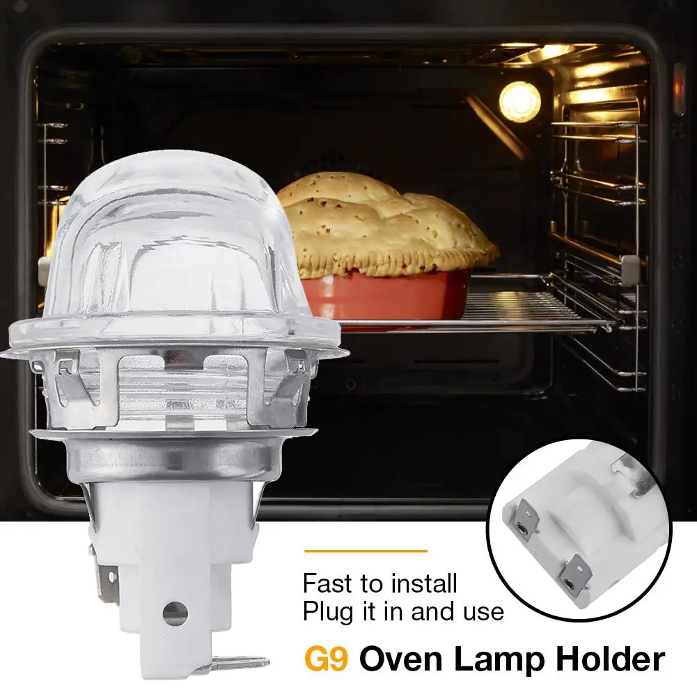 60W Oven Lamp Holder Refrigerator G9 Halogen Bulbs Light Base Heat Resistant Microwave Lamp Adapter 110-220v
60W Oven Lamp Holder Refrigerator G9 Halogen Bulbs Light Base Heat Resistant Microwave Lamp Adapter 110-220v