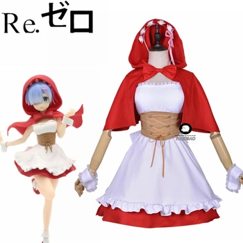Anime Ram Rem Red Riding Hood Ver Re Zero Kara Hajimeru Isekai Seikatsu Cosplay Costume Women cosplay Full Set
Anime Ram Rem Red Riding Hood Ver Re Zero Kara Hajimeru Isekai Seikatsu Cosplay Costume Women cosplay Full Set