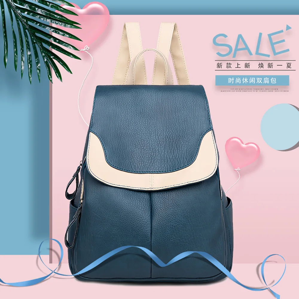 PU double shoulder bag 2019 new trendy version of the leisure bag large capacity travel soft leather backpack
PU double shoulder bag 2019 new trendy version of the leisure bag large capacity travel soft leather backpack