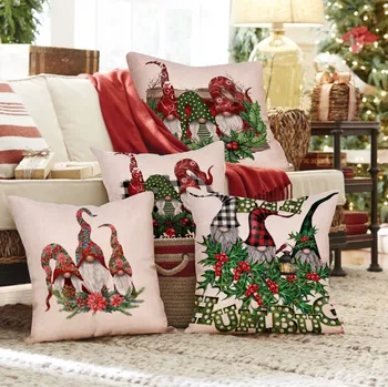 4pcs Christmas Cushion Cover Pillowcase Sofa Cushion Pillow Cases Seat Car Home Decor pillow cover Christmas Decoration For Home 
4pcs Christmas Cushion Cover Pillowcase Sofa Cushion Pillow Cases Seat Car Home Decor pillow cover Christmas Decoration For Home
