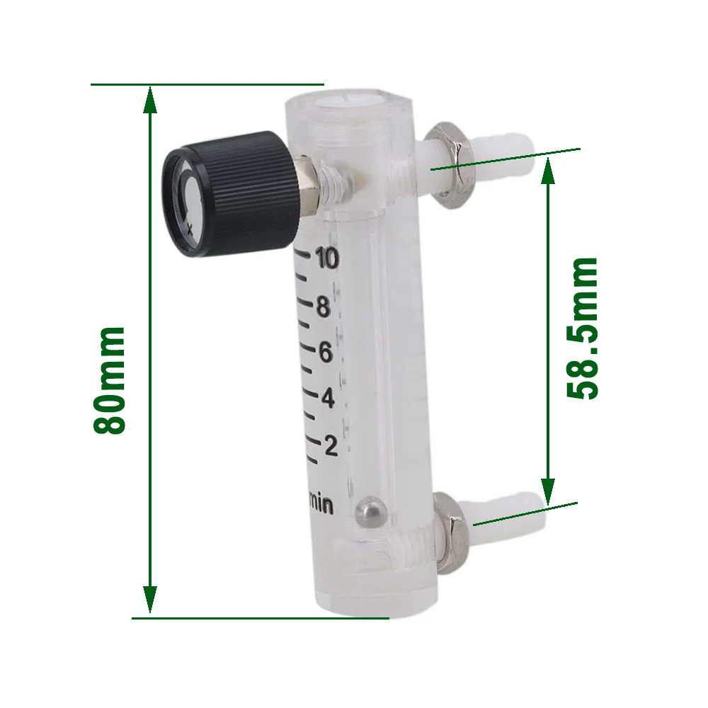 0-10LPM 10L Flow Meter Flowmeter with Control Valve 8mm Hose for Oxygen Air Gas Tube Type Acylic Flowmeter Gas 8mm Hose Fitting
0-10LPM 10L Flow Meter Flowmeter with Control Valve 8mm Hose for Oxygen Air Gas Tube Type Acylic Flowmeter Gas 8mm Hose Fitting