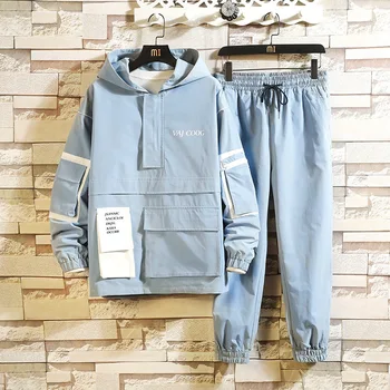 Tracksuit Set Men Spring Autumn Sporting Suit Jacket Hooded Sweatshirt+Pant Male Hip Hop Streetwear Two Pieces Sweatsuit Clothes
Tracksuit Set Men Spring Autumn Sporting Suit Jacket Hooded Sweatshirt+Pant Male Hip Hop Streetwear Two Pieces Sweatsuit Clothes