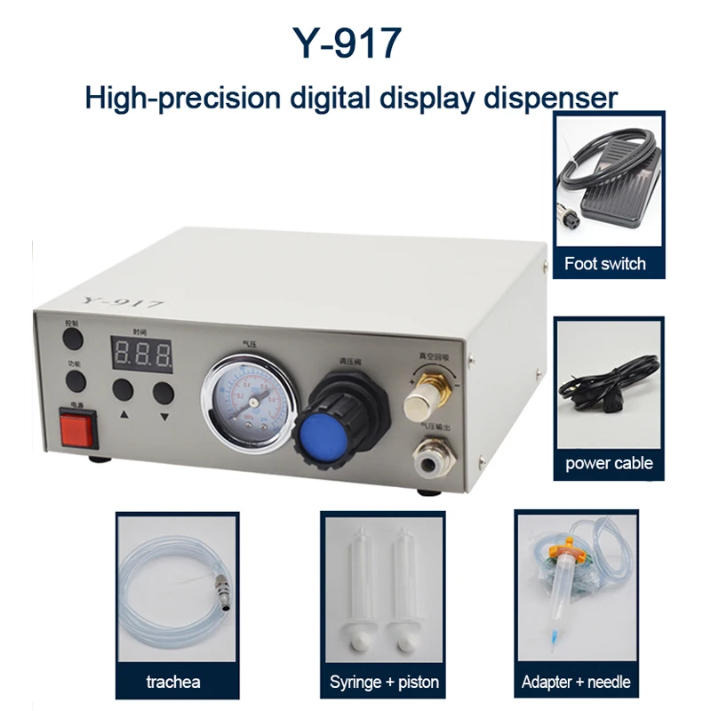 High Precision Dispenser Semi Automatic Digital Display Glue Silica Gel Automatic Glue Injection Filling Machine Glue Machine
High Precision Dispenser Semi Automatic Digital Display Glue Silica Gel Automatic Glue Injection Filling Machine Glue Machine
