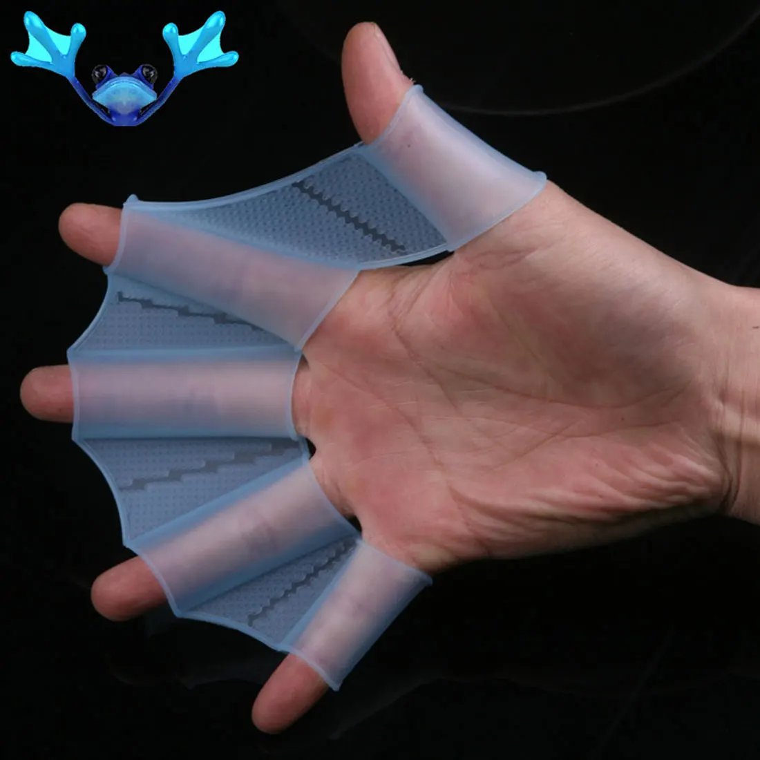 Soft Silicone Swimming Fins Flippers Frog Hand Swim Webbed Glove Multi Size Training Paddle Dive Useful 1 pair
Soft Silicone Swimming Fins Flippers Frog Hand Swim Webbed Glove Multi Size Training Paddle Dive Useful 1 pair