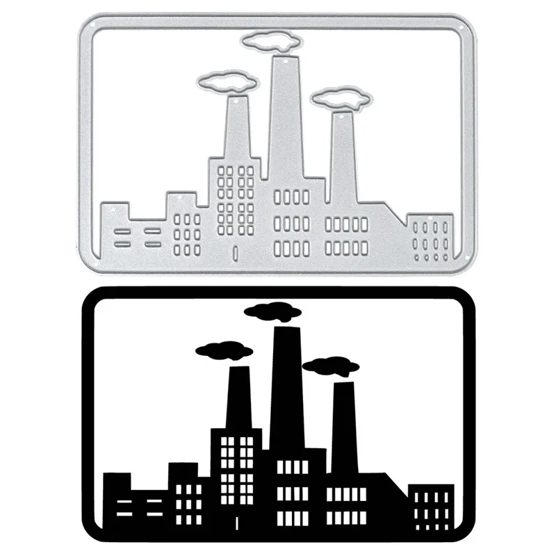 GJCrafts Building Dies with Big Chimney Metal Cutting Dies Scrapbooking New Embossing Stencil Die Cut Metal Dies Decoration
GJCrafts Building Dies with Big Chimney Metal Cutting Dies Scrapbooking New Embossing Stencil Die Cut Metal Dies Decoration