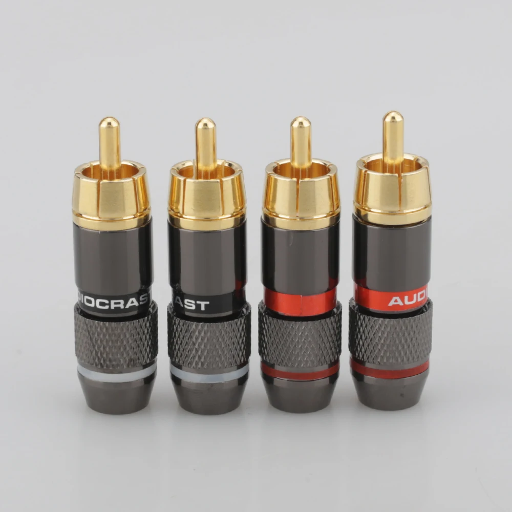 10pcs per lot High quality DIY RCA plug Gold plated RCA Connector for solding audio rca adapter diy rca cable plug
10pcs per lot High quality DIY RCA plug Gold plated RCA Connector for solding audio rca adapter diy rca cable plug