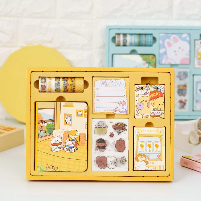 Skittles gift Box Creative Stationery Blind box hand holder this set of student notebook stickers notebook red gifts washi tape
Skittles gift Box Creative Stationery Blind box hand holder this set of student notebook stickers notebook red gifts washi tape