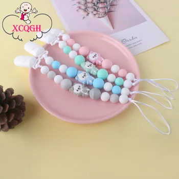 XCQGH Baby Silicone Cartoon Animal Mini Bear Teether Molars Silicone Beads Anti-lost Chain Clip
XCQGH Baby Silicone Cartoon Animal Mini Bear Teether Molars Silicone Beads Anti-lost Chain Clip
