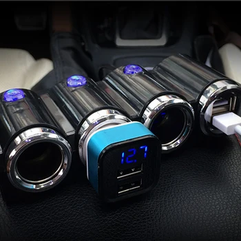 1 To 3 Car Auto Cigarette Lighter Socket Splitter Ports Dual USB Car Charger Separator For Laptop Cell Phone CD Player GPS Power 
1 To 3 Car Auto Cigarette Lighter Socket Splitter Ports Dual USB Car Charger Separator For Laptop Cell Phone CD Player GPS Power