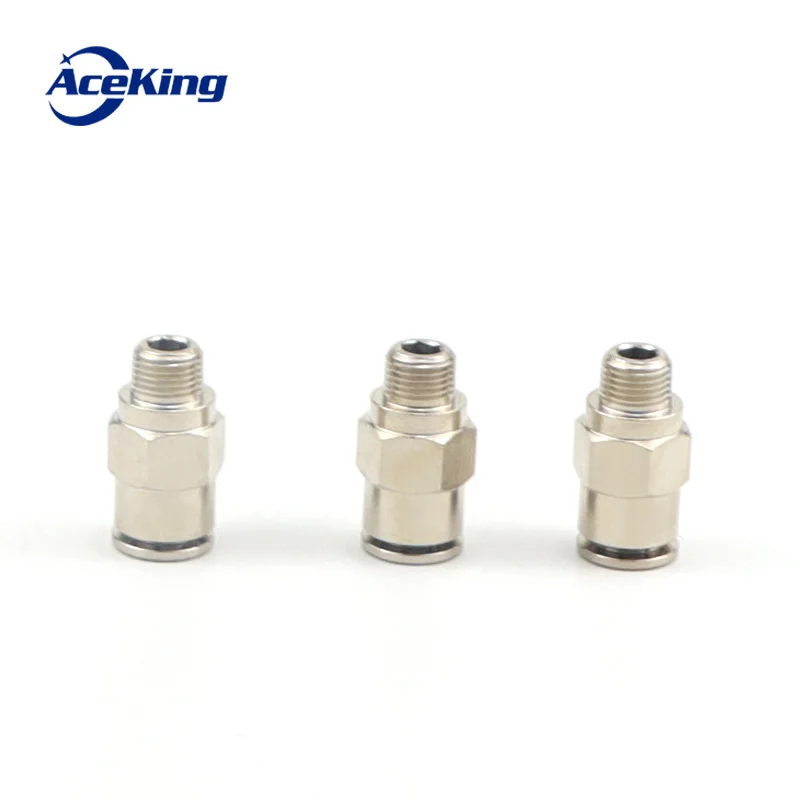 All-copper nickel-plated quick insert pipe connector PC4/8/6/10/12-01/02/03/04 pneumatic straight through male thread connector
All-copper nickel-plated quick insert pipe connector PC4/8/6/10/12-01/02/03/04 pneumatic straight through male thread connector