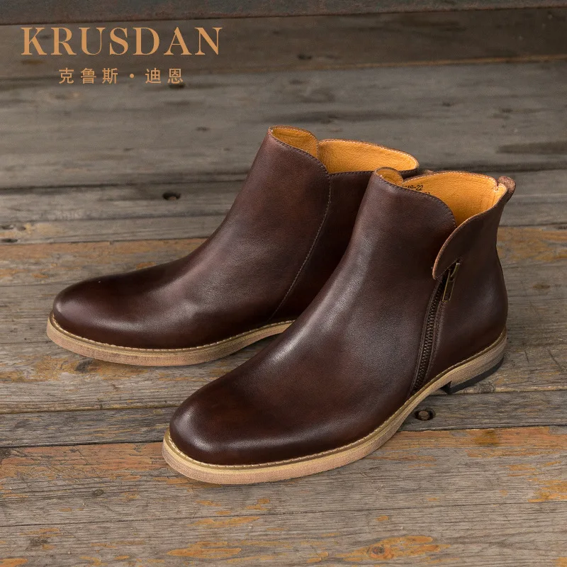 New Style Men Chelsea Boots Retro Europe And America Worker Boot Fashion MEN'S Leather Boots Casual Martin Boots 38-44 Yards
New Style Men Chelsea Boots Retro Europe And America Worker Boot Fashion MEN'S Leather Boots Casual Martin Boots 38-44 Yards