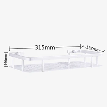 1/2 Tiers Bathroom Shelf Holder For Shampoos Shower Gel Kitchen Home Balcony Shelf Hanging Storage Rack Cosmetic Storag
1/2 Tiers Bathroom Shelf Holder For Shampoos Shower Gel Kitchen Home Balcony Shelf Hanging Storage Rack Cosmetic Storag