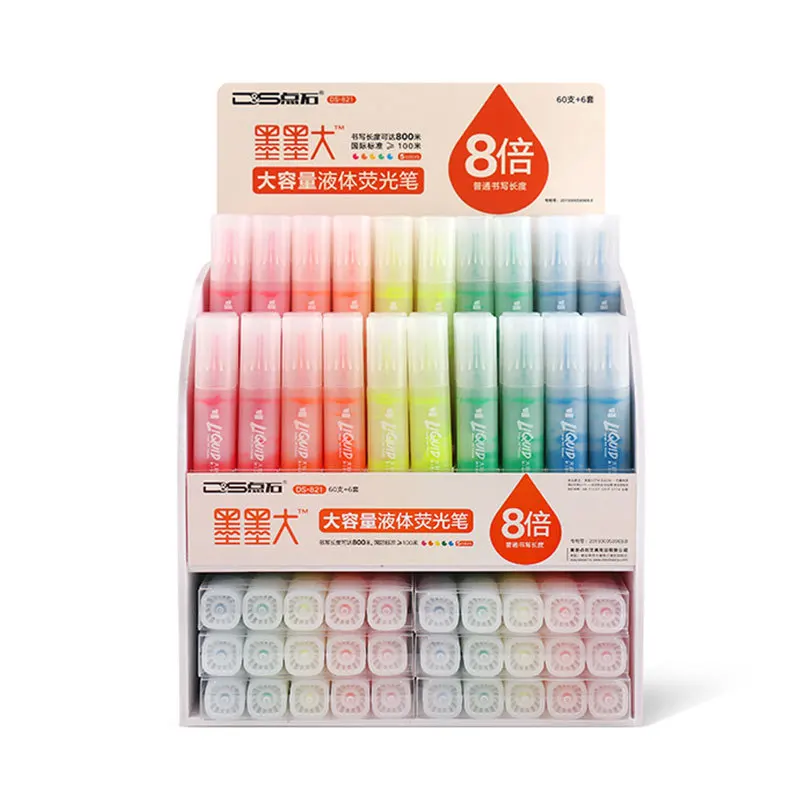 Stone Stationery Ink Large-Volume Fluorescent Pen Marker Candy-Colored PDA Pen Flash Pen Set Marking Pen
Stone Stationery Ink Large-Volume Fluorescent Pen Marker Candy-Colored PDA Pen Flash Pen Set Marking Pen
