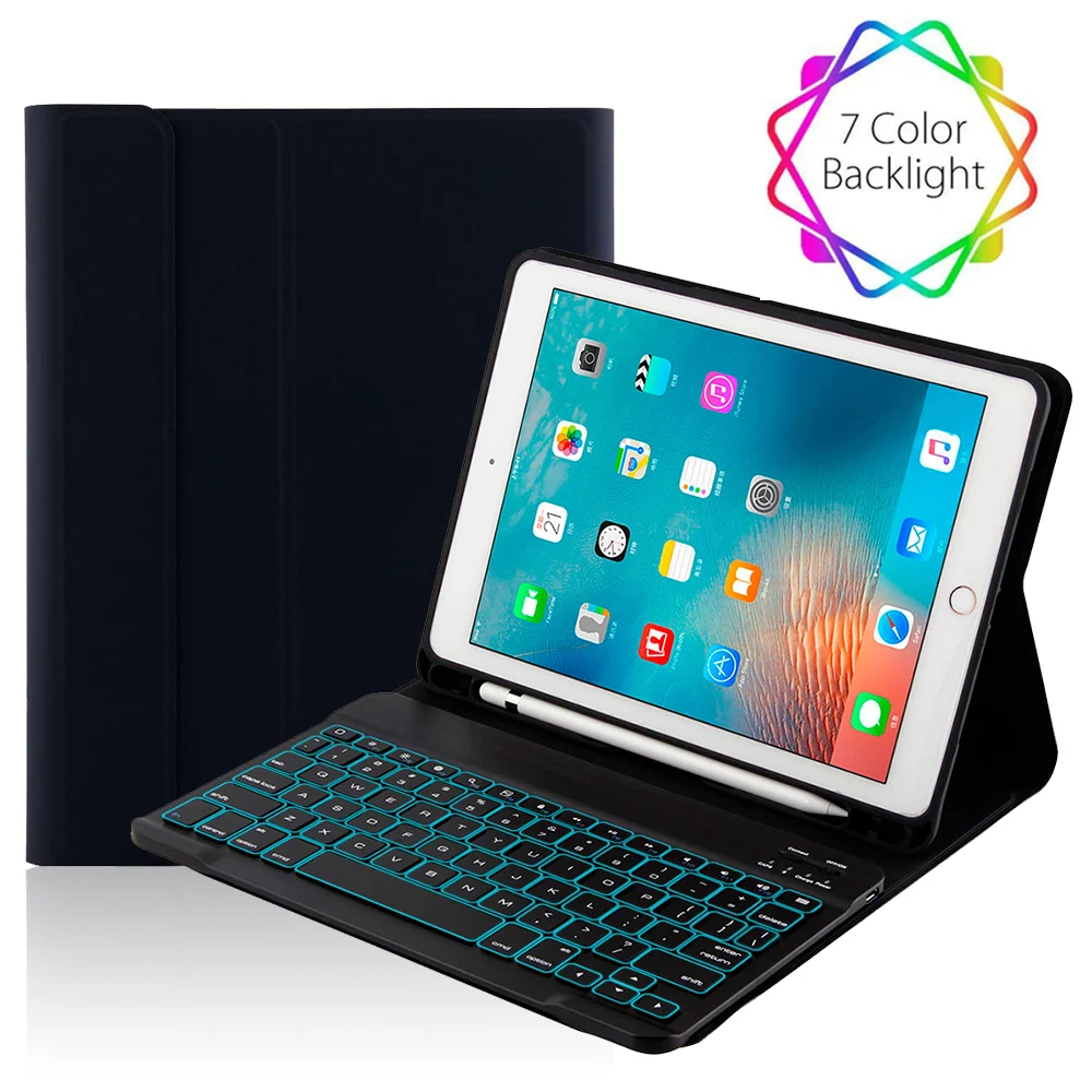 Colorful Backlit US Keyboard Case For iPad Air 2 1 iPad Pro 9.7 iPad 9.7 Inch 2017 2018 Tablet Bluetooth Keyboard Leather Case
Colorful Backlit US Keyboard Case For iPad Air 2 1 iPad Pro 9.7 iPad 9.7 Inch 2017 2018 Tablet Bluetooth Keyboard Leather Case